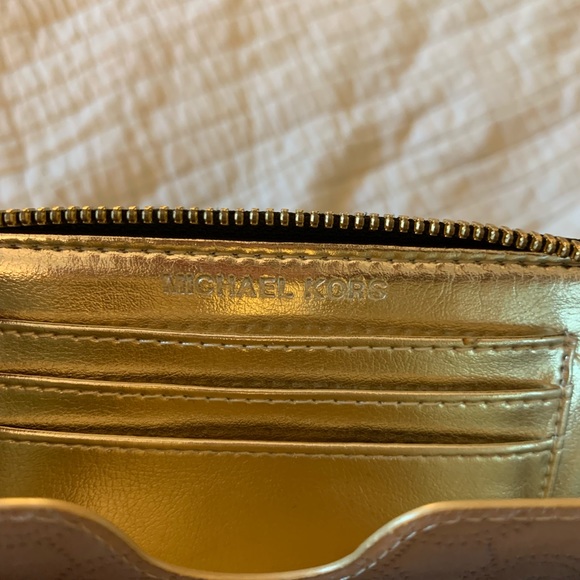 Michael Kors black snakeskin print wallet - Picture 2 of 5